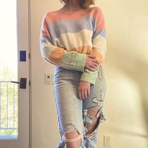 Cute baggy pastel sweater